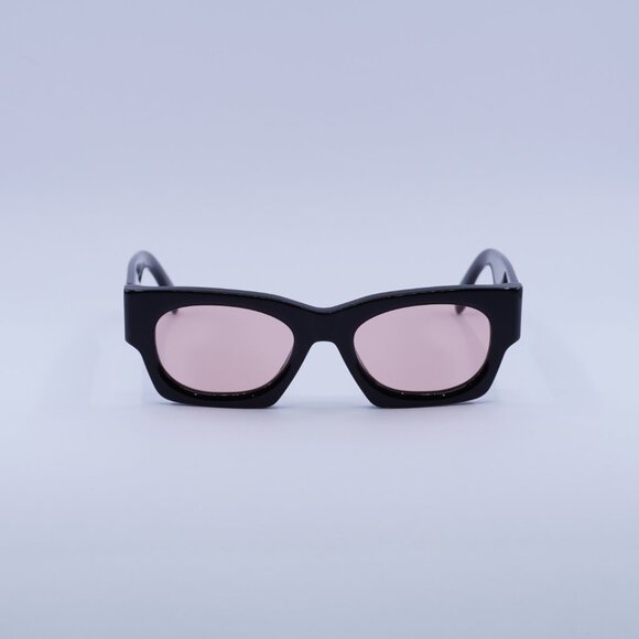 Palm Angels PERI089 BODIE 1021 Sunglasses Black Square Frame, Cameo Lenses - Picture 2 of 8